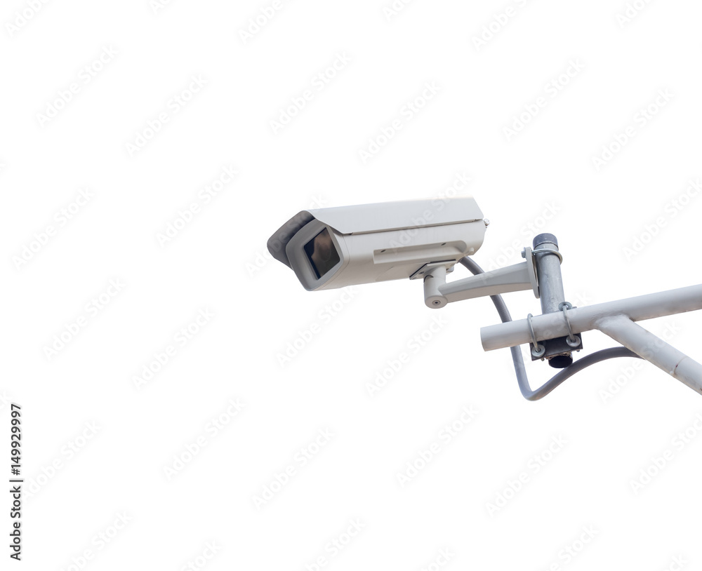 security camera isolated on white background security camera isolated on white background