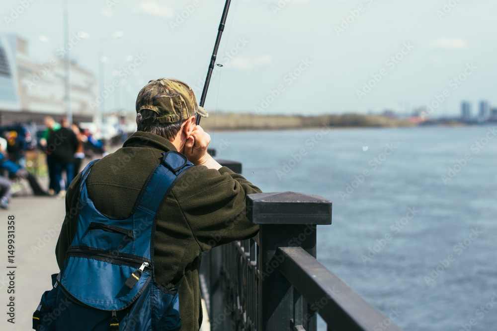 Obraz premium fisherman