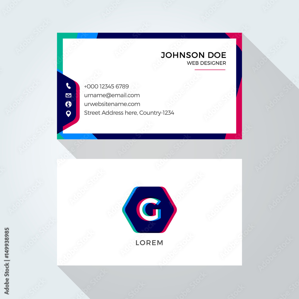 G Alphabet Letter Abstract Colorful blending logo and business card template G Alphabet Letter Abstract Colorful blending logo and business card template