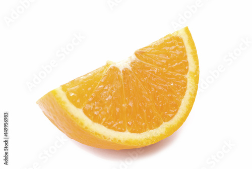 piece of fresh orange fruit