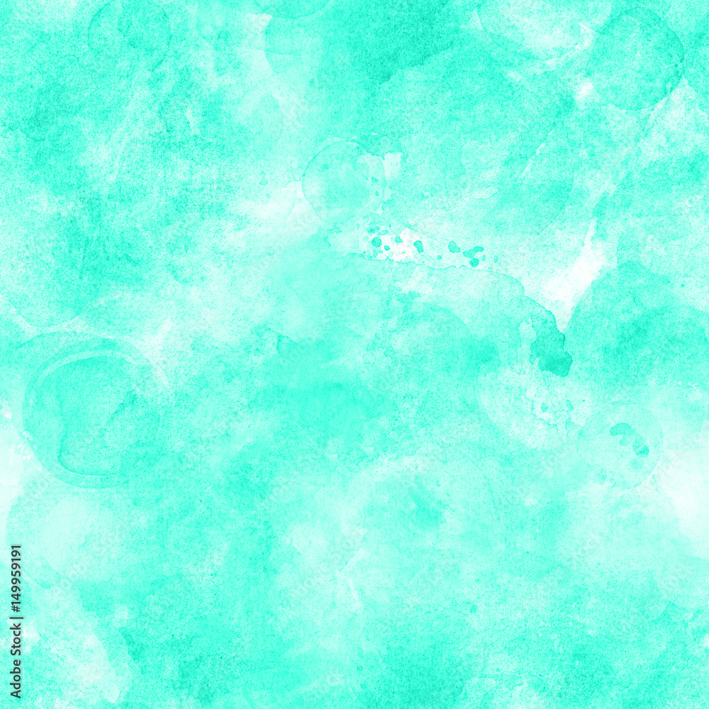 Seamless artistic teal background texture