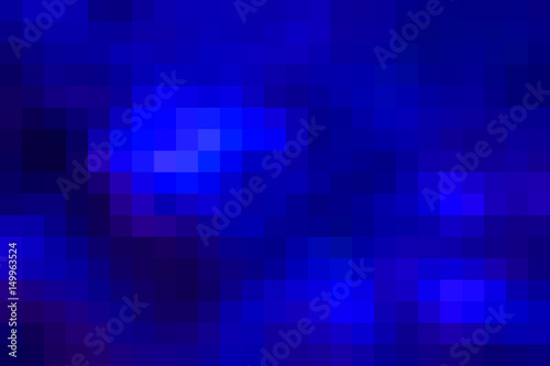 Dark blue mosaic square tiles background