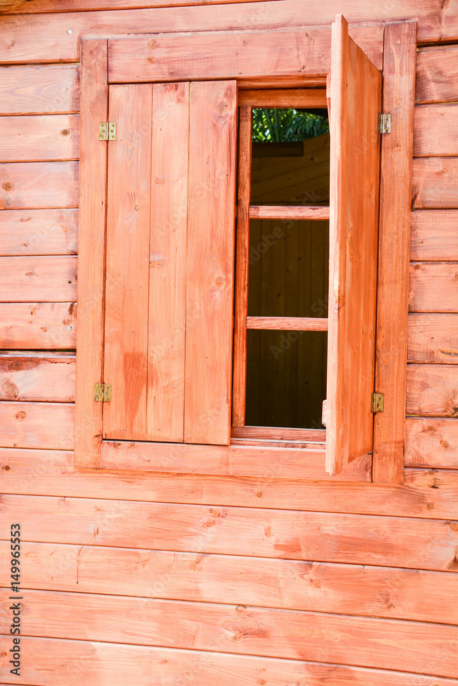 Obraz premium wood window background