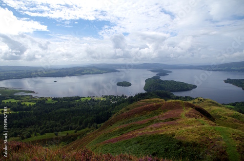 Ausblick von Berg in den schottischen Highlands