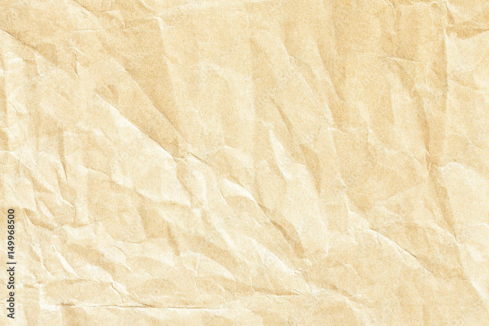 Old crumpled brown paper texture Old crumpled brown paper texture