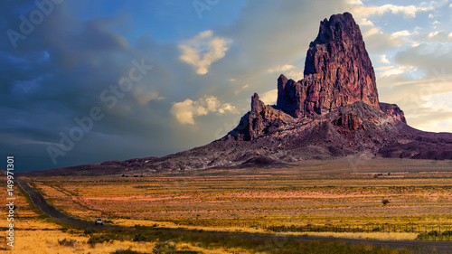El Capitan Stands Watch on the Road to Monument Valley photo