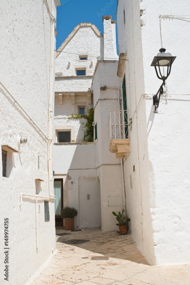 Fototapeta premium Alleyway. Locorotondo. Puglia. Italy. 