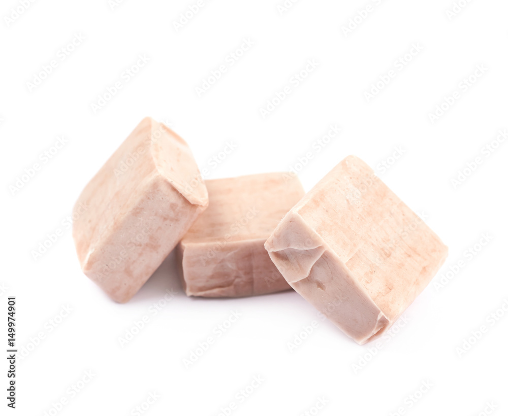 Pile of chewing candies isolated Pile of chewing candies isolated