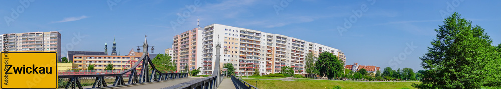 Obraz premium Panorama Zwickau