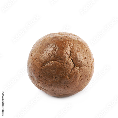Cookie dough ball isolated