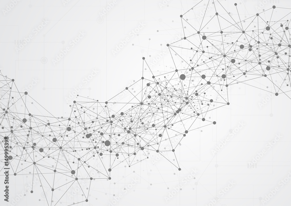 Abstract technology futuristic network Abstract technology futuristic network