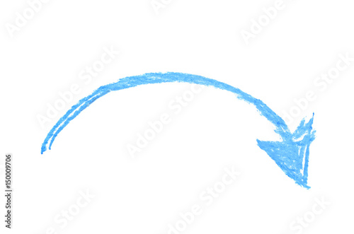 Hand drawn arrow symbol iso...