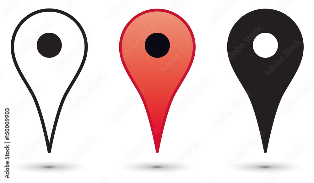 ICÔNE LOCALISATION vector de Stock | Adobe Stock