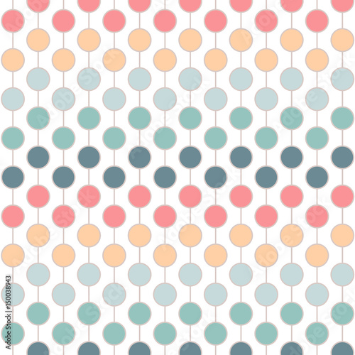 Wallpaper Mural Sweet background, circles, pastel colors, baby shower Torontodigital.ca