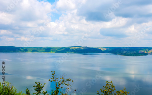 Fototapeta Naklejka Na Ścianę i Meble -  Photo of a beautiful blue bay at summer