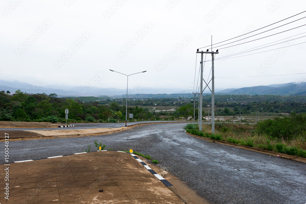 Fototapeta premium On the way in the north of Laos