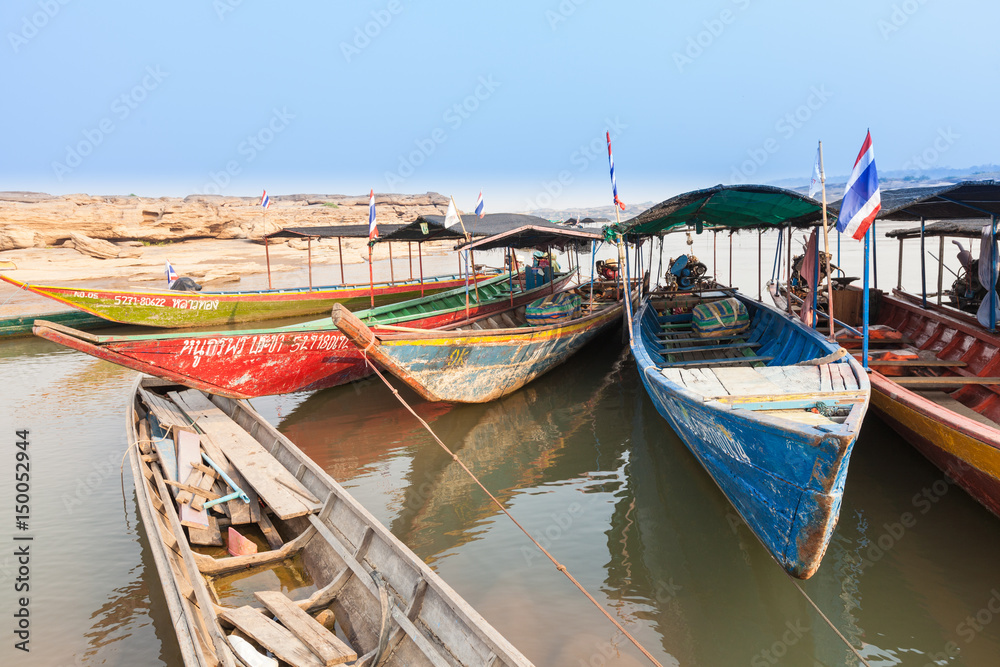 Local Taxi boats in Thailand