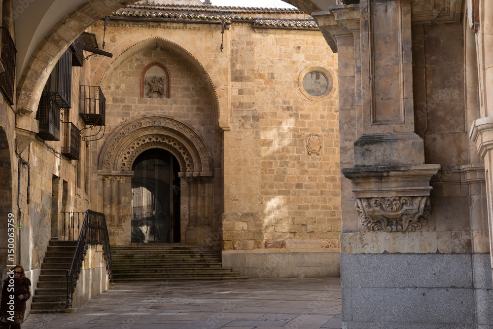 Plaza Mayor passageway, Salamanca, Spain