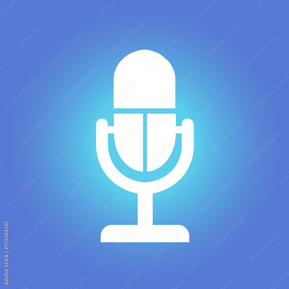 Speaker icon. Live music sign. Flat design style. Speaker icon. Live music sign. Flat design style.