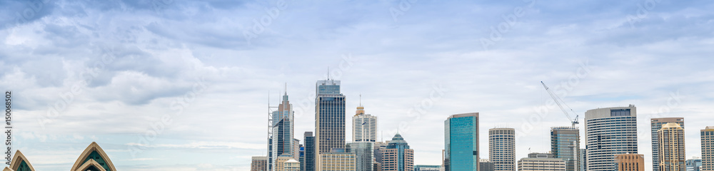 Sydney, Australia. Panoramic city skyline at sunset Sydney, Australia. Panoramic city skyline at sunset