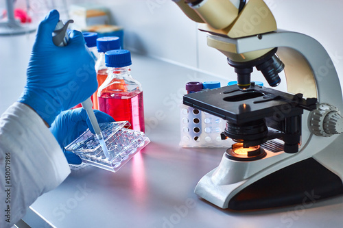 Bilde på lerret Cancer research