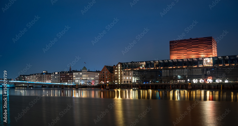 Copenhagen at Nighttime