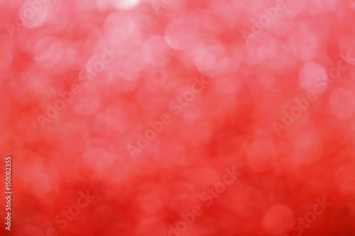 Red bokeh defocused lights abstract background