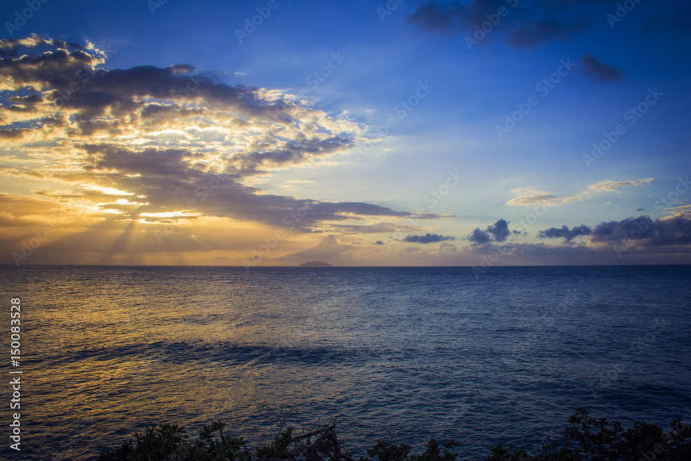 Sunset view in Rincon Puerto Rico