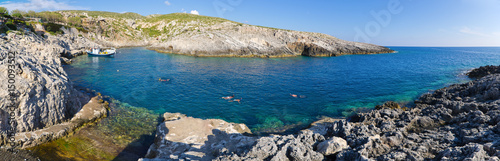 Porto Roxa bay on Zakynthos island, Greece photo