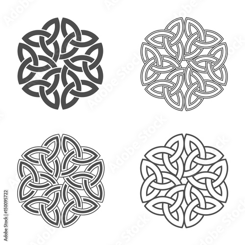 Vector celtic knot. Ethnic ornament.