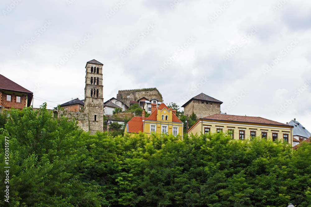 Historical town of Jajce in Bosnia and Herzegovina