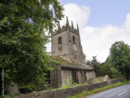 St Christophers Church in Pott Shrigley which 
is in Cheshire East, England. It contains 19 buildings that are recorded in the National Heritage List for England as designated listed buildings
 photo