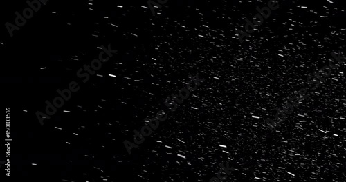 Horizontal Snow High Density / Horizontal natural snow overlay. High density level.
