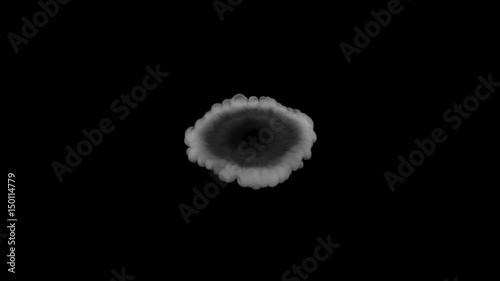 Small dust expanding shockwave (with alpha channel)