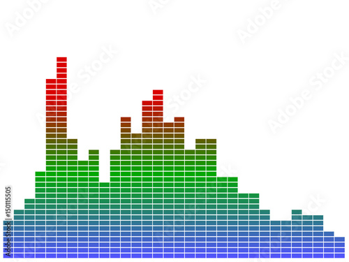 Colorful music equalizer.Is...