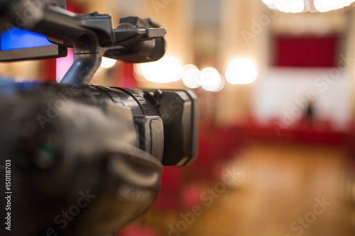 video camera isolated