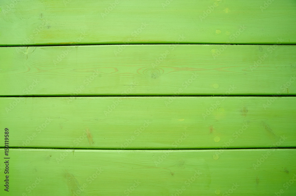 Naklejka premium Green wooden background