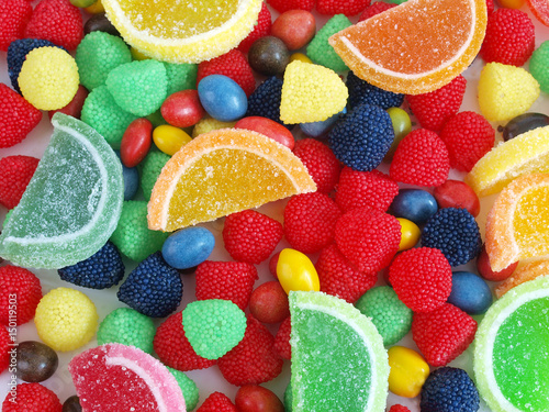 Close-up of colorful candy