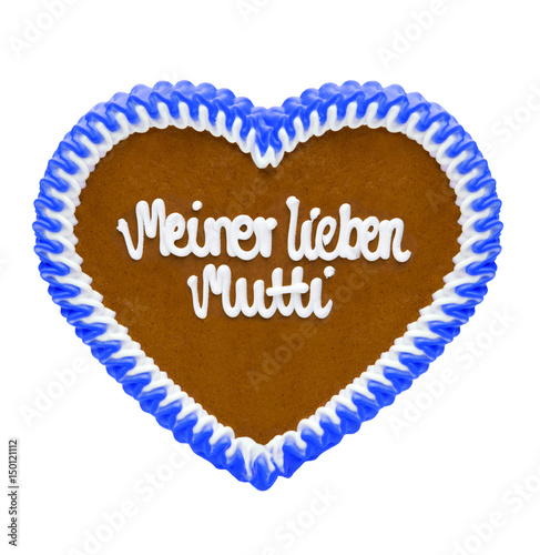 Lebkuchenherz "Meiner lieben Mutti"