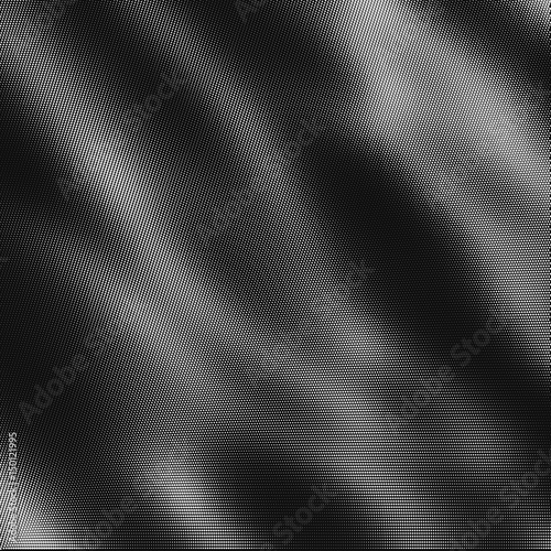 Vector Abstract Halftone High Quality Texture. Dotted 3D Geometric Structure Background