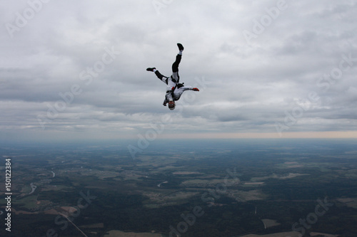 Cool skydiver in the sky © Sky Antonio