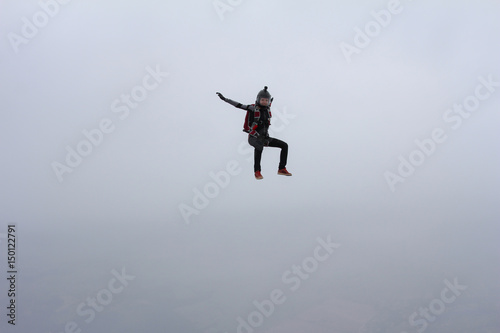 Skydiver girl in the sky © Sky Antonio