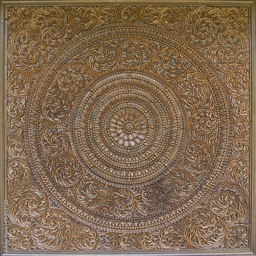 Thai art of carved wooden
