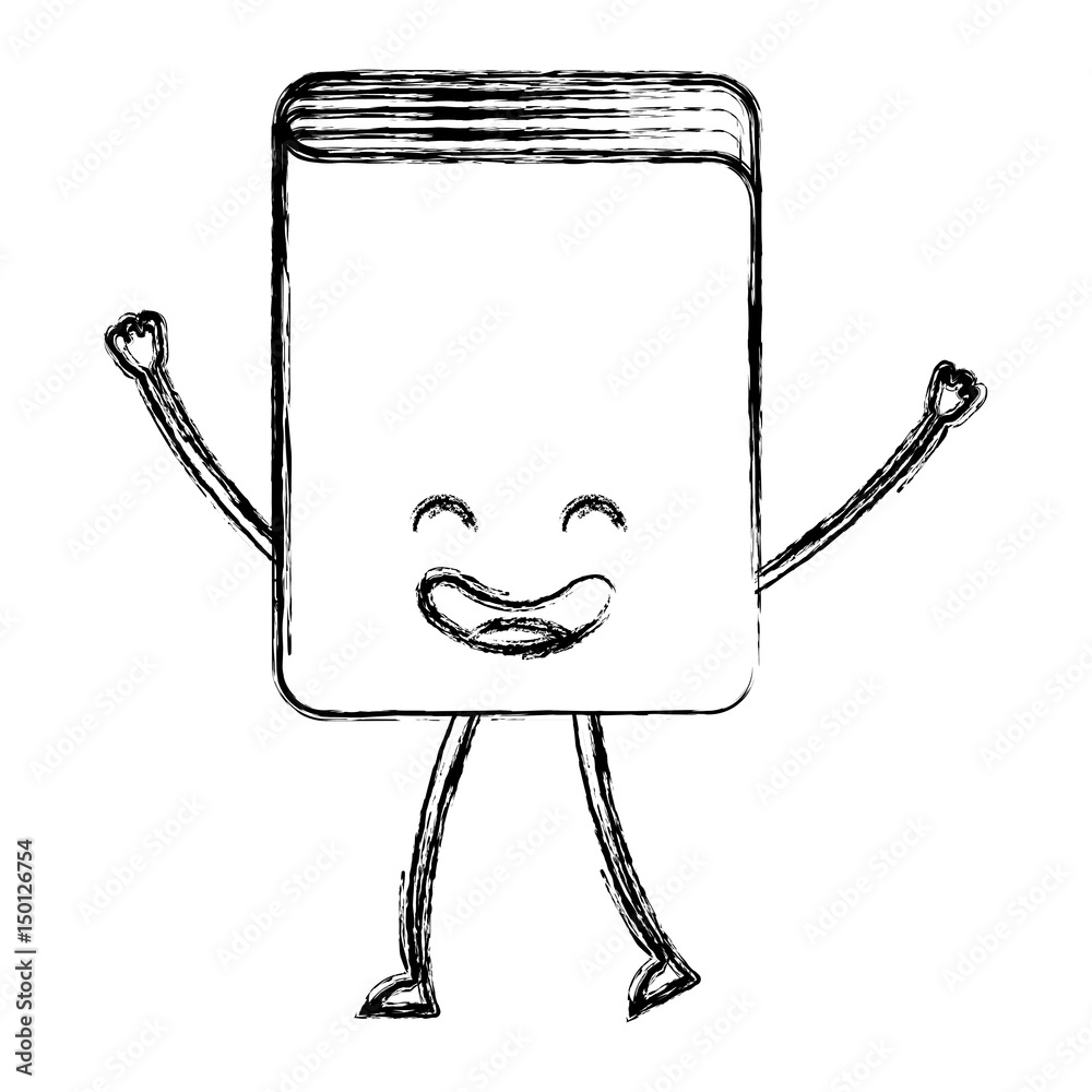 text book kawaii character vector illustration design text book kawaii character vector illustration design