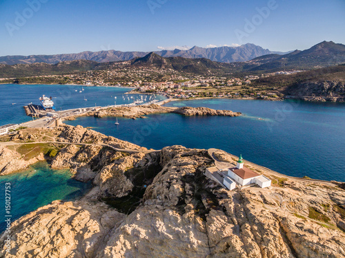 Fototapeta L´lle Rousse from the air