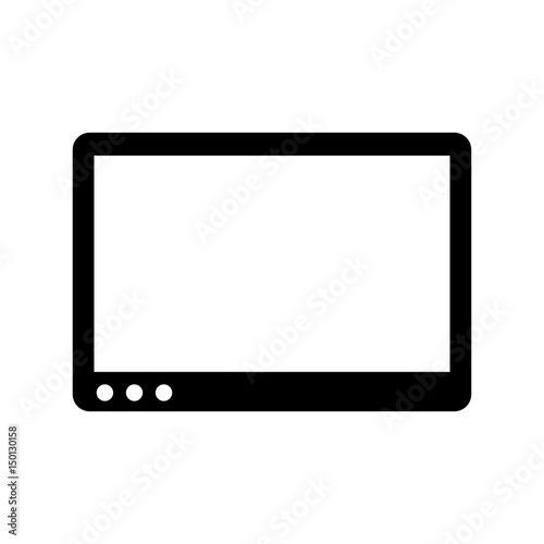 tablet device isolated icon vector illustration design