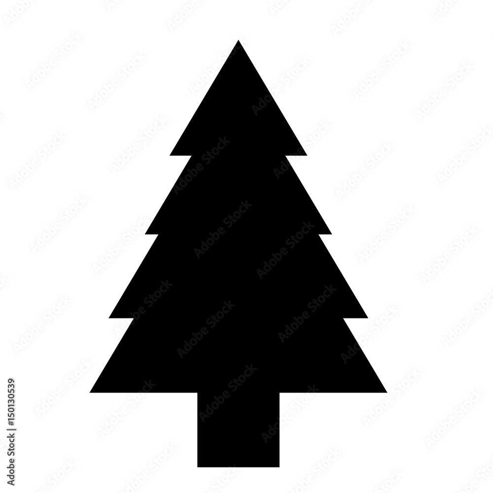 pine tree isolated icon vector illustration design