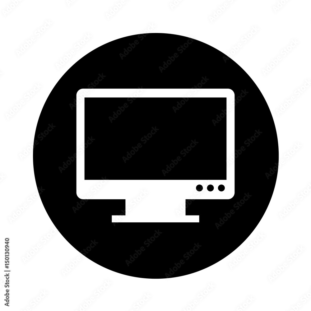 monitor computer isolated icon vector illustration design monitor computer isolated icon vector illustration design