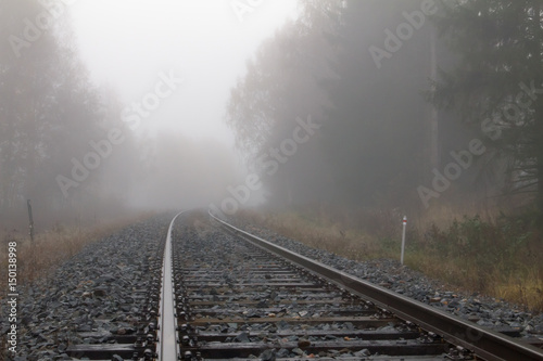Misty railway