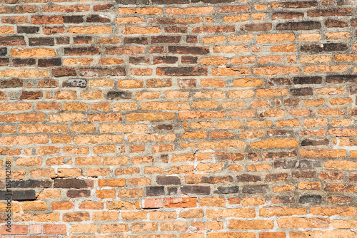 Background of old vintage brick wall